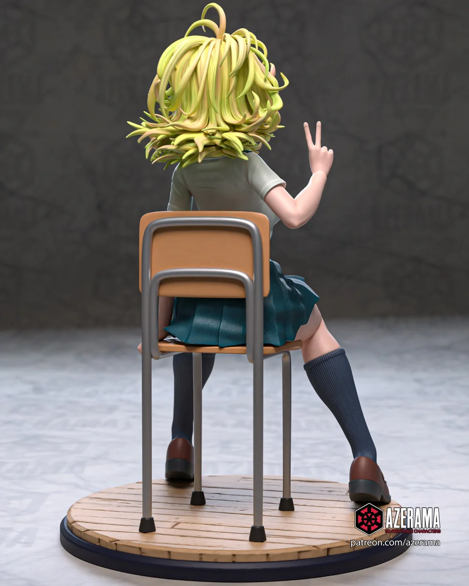 Invisible Girl | Fan Art | 3D Printed Resin Model Garage Kit | *Un-Painted* | Azerama 5