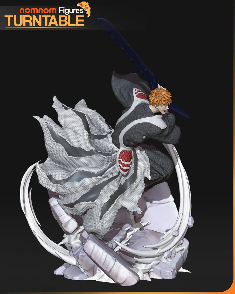 Ichigo Kurosaki | Fan Art | 3D Printed Resin Model Garage Kit | *Un-Painted* | Nomnom 6