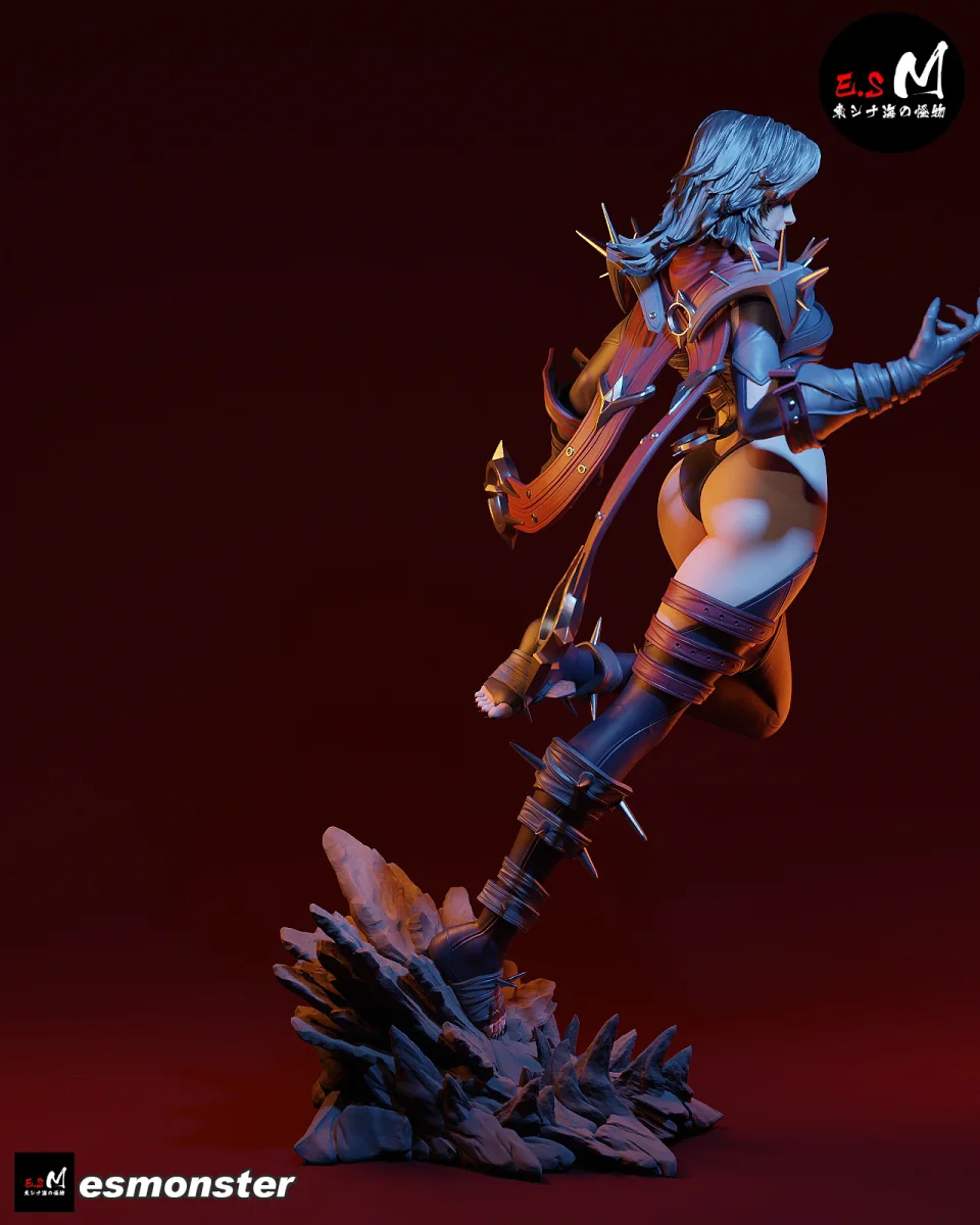 Invisible Woman (Malicious) | Fan Art | 3D Printed Resin Model Garage Kit | *Un-Painted* | ES Monster 5