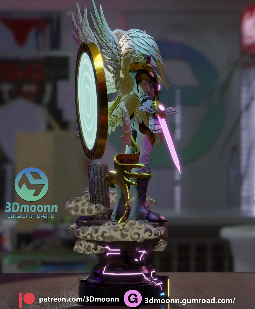 Holyangemon | Fan Art | 3D Printed Resin Model Garage Kit | *Un-Painted* | 3DMoonn 7