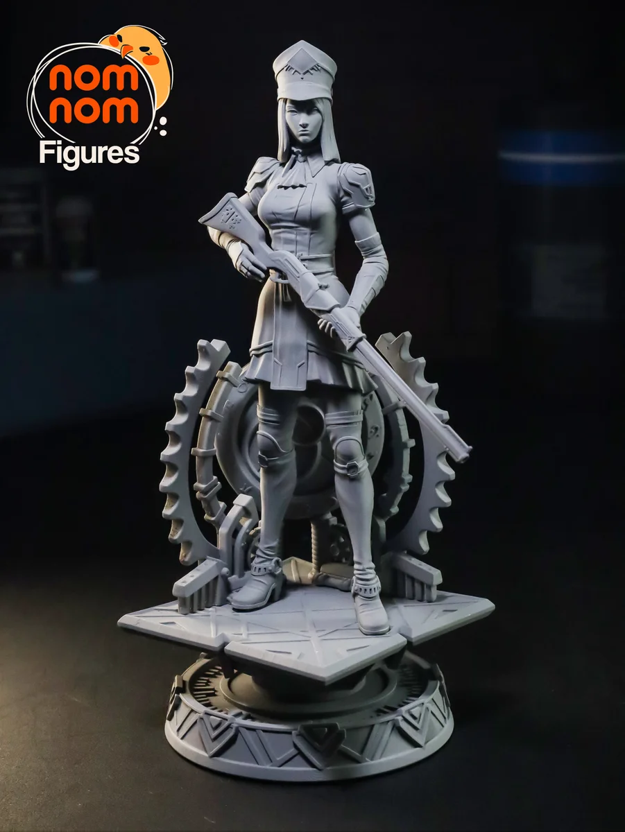 Caitlyn | Fan Art | 3D Printed Resin Model Garage Kit | *Un-Painted* | Nomnom 8