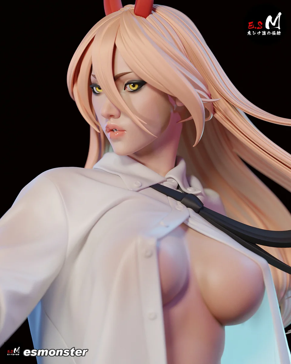 Power | Fan Art | 3D Printed Resin Model Garage Kit | *Un-Painted* | ES Monster