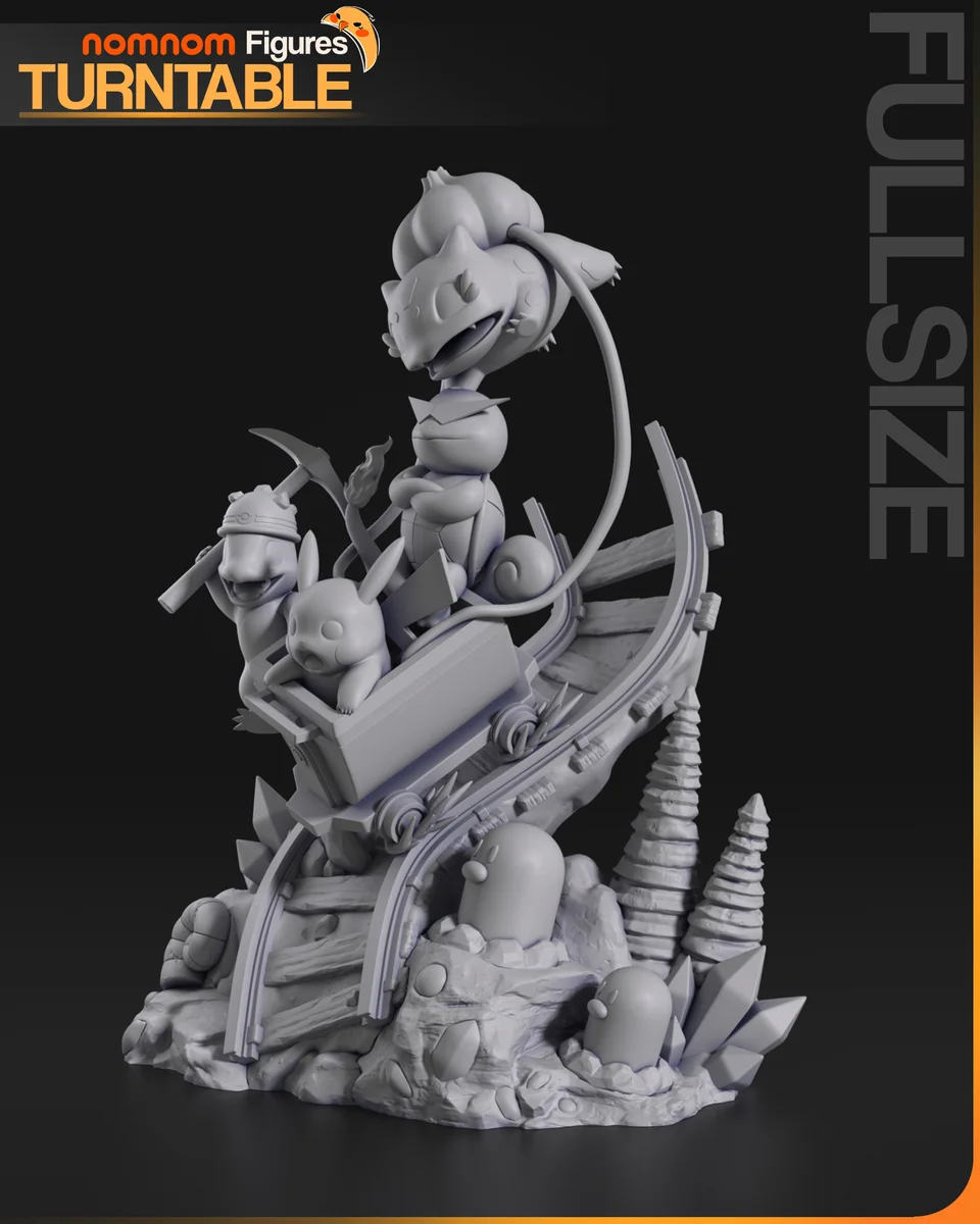 Pikachu | Fan Art | 3D Printed Resin Model Garage Kit | *Un-Painted* | Nomnom 10