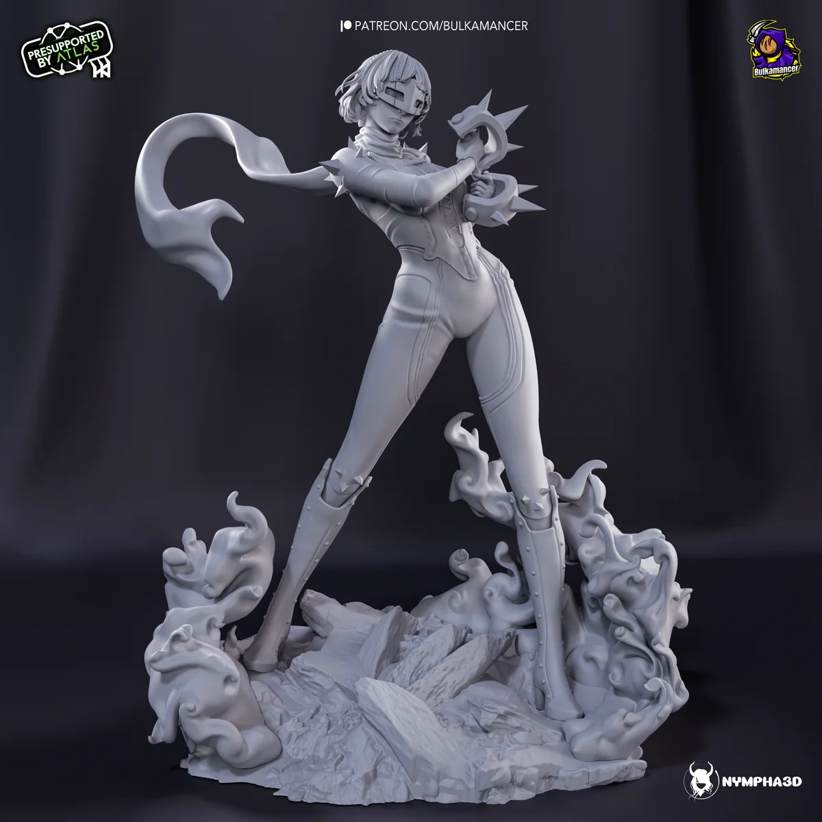 Makoto | Fan Art | 3D Printed Resin Model Garage Kit | *Un-Painted* | Bulkamancer 8