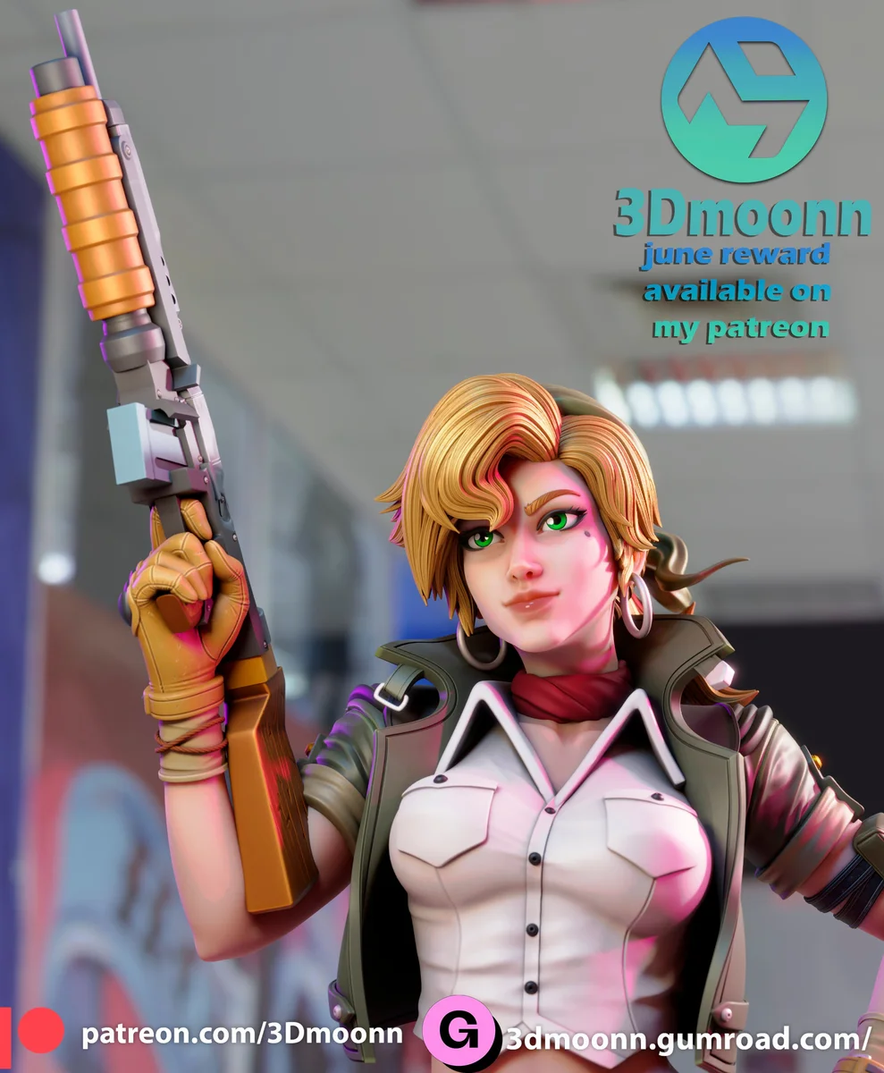 Eri | Fan Art | 3D Printed Resin Model Garage Kit | *Un-Painted* | 3DMoonn 6