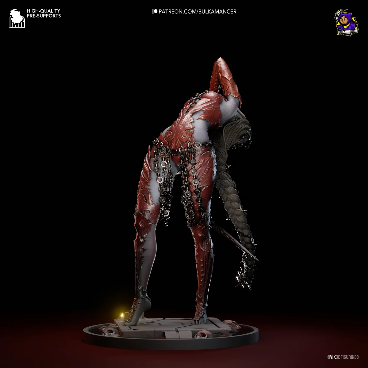 Orin the Red | Fan Art | 3D Printed Resin Model Garage Kit | *Un-Painted* | Bulkamancer 4
