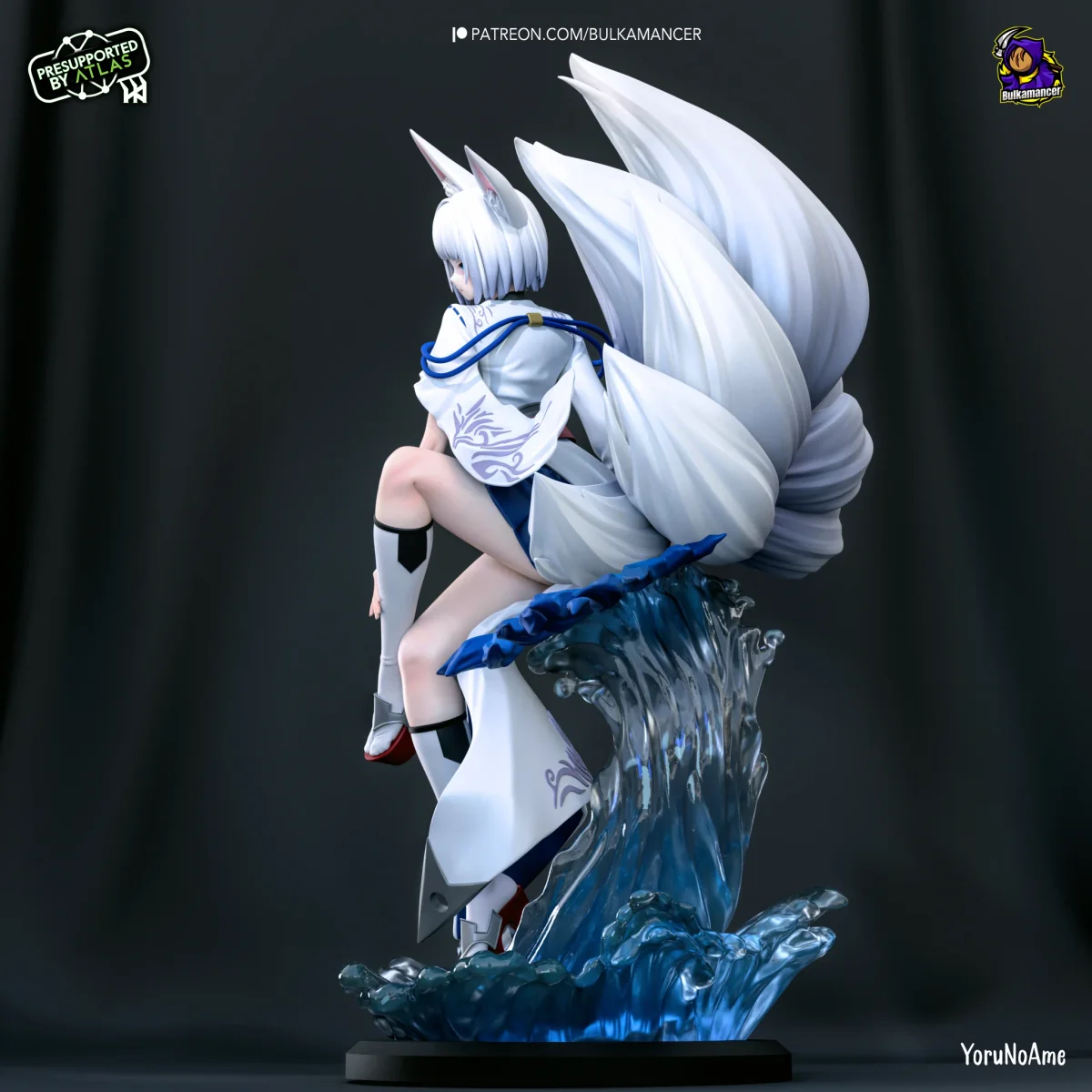 Kaga | Fan Art | 3D Printed Resin Model Garage Kit | *Un-Painted* | Bulkamancer 3