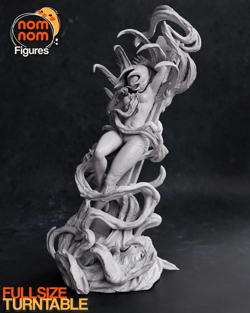 Gwenom | Fan Art | 3D Printed Resin Model Garage Kit | *Un-Painted* | Nomnom 4