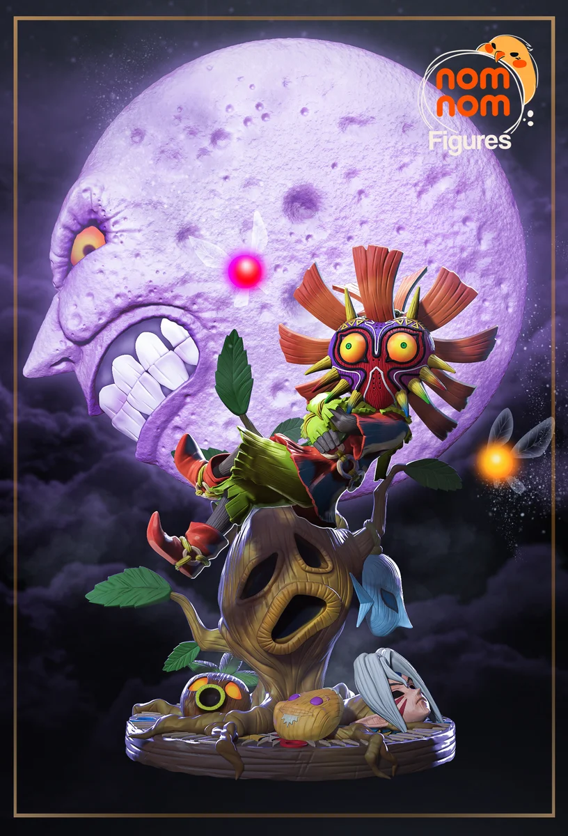 Skull Kid | Fan Art | 3D Printed Resin Model Garage Kit | *Un-Painted* | Nomnom