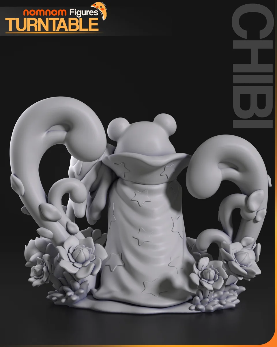 Chibi Pooh | Fan Art | 3D Printed Resin Model Garage Kit | *Un-Painted* | Nomnom 11