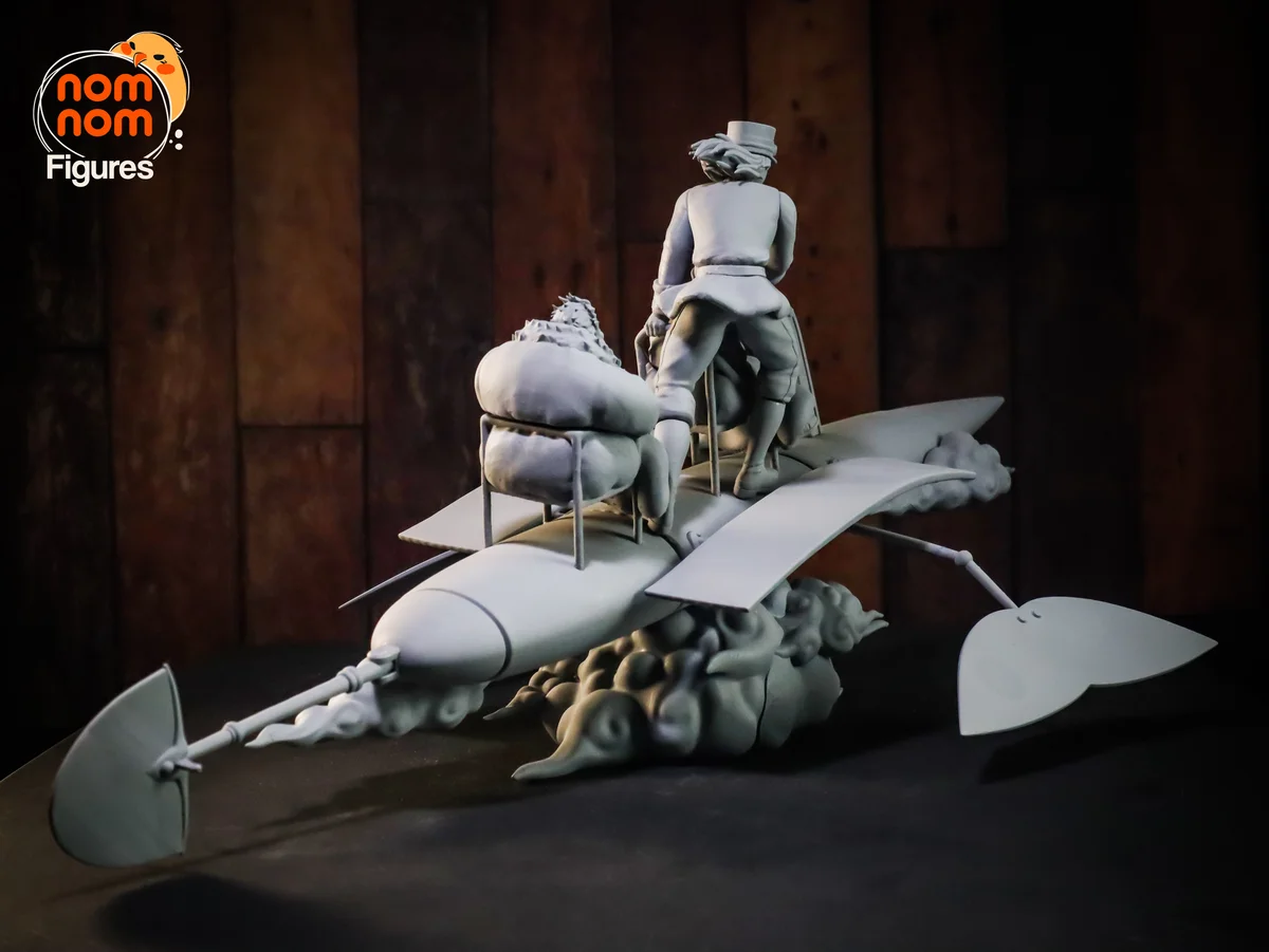 Howl | Fan Art | 3D Printed Resin Model Garage Kit | *Un-Painted* | Nomnom 13