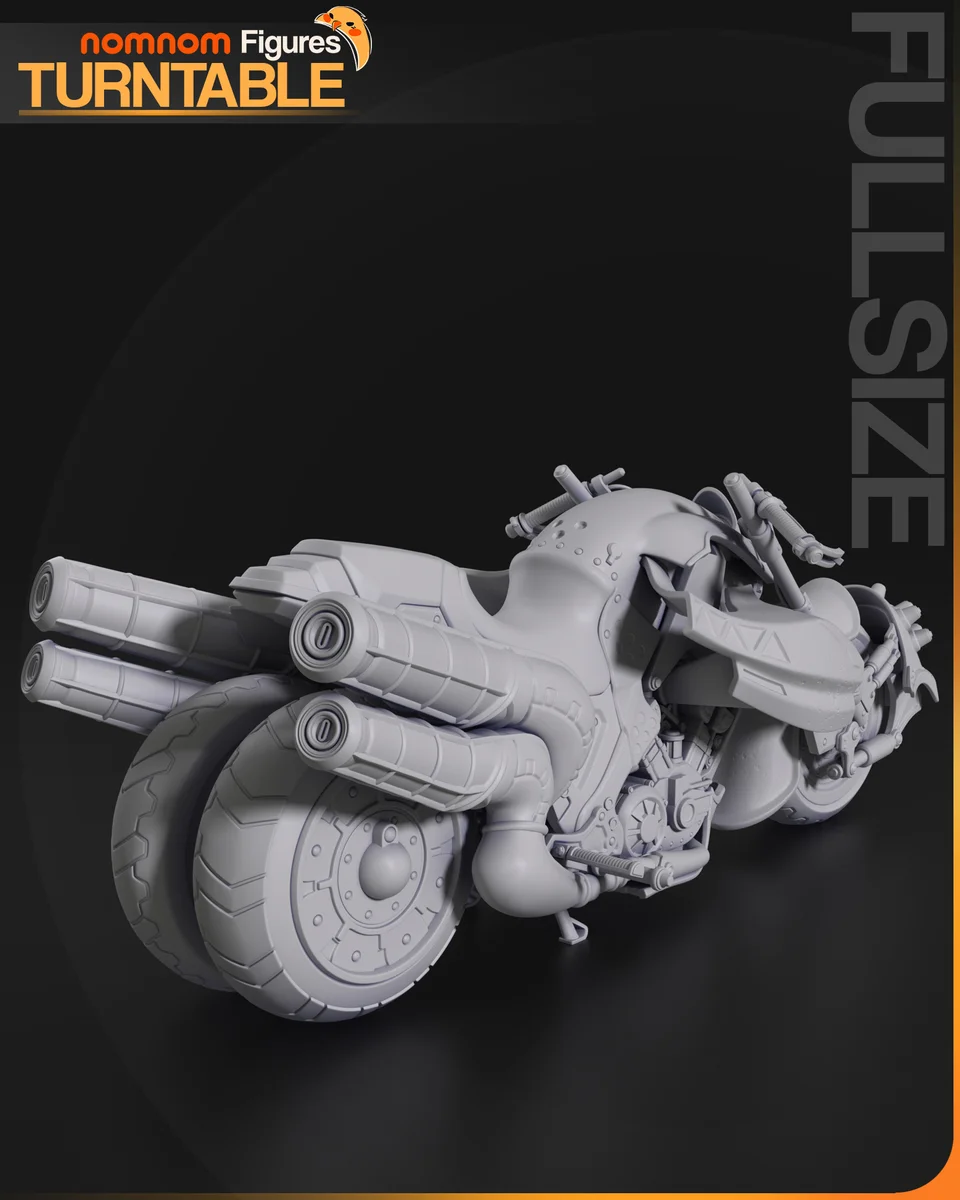 Hardy Daytona | Fan Art | 3D Printed Resin Model Garage Kit | *Un-Painted* | Nomnom 6