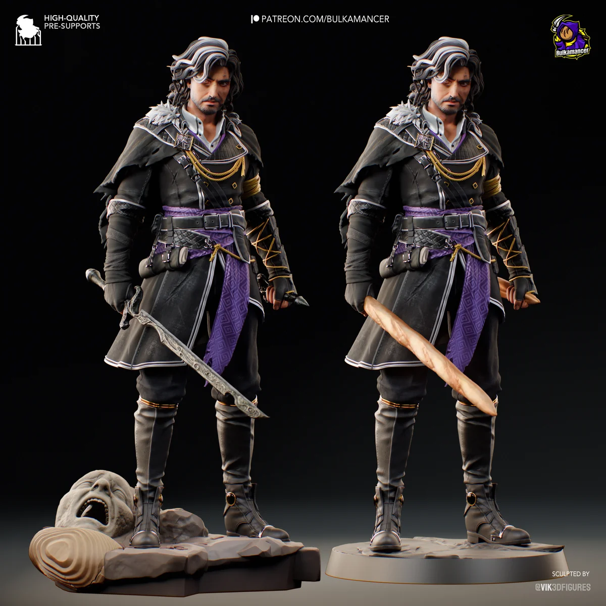 Verso - Clair Obscur: Expedition 33 | Fan Art | 3D Printed Resin Model Garage Kit | *Un-Painted* | Bulkamancer 3