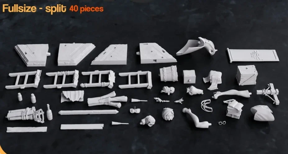 Purah | Fan Art | 3D Printed Resin Model Garage Kit | *Un-Painted* | Nomnom 3