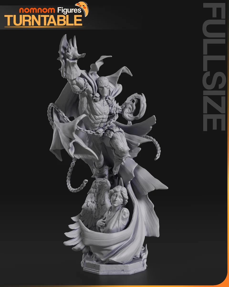 Spawn | Fan Art | 3D Printed Resin Model Garage Kit | *Un-Painted* | Nomnom 8