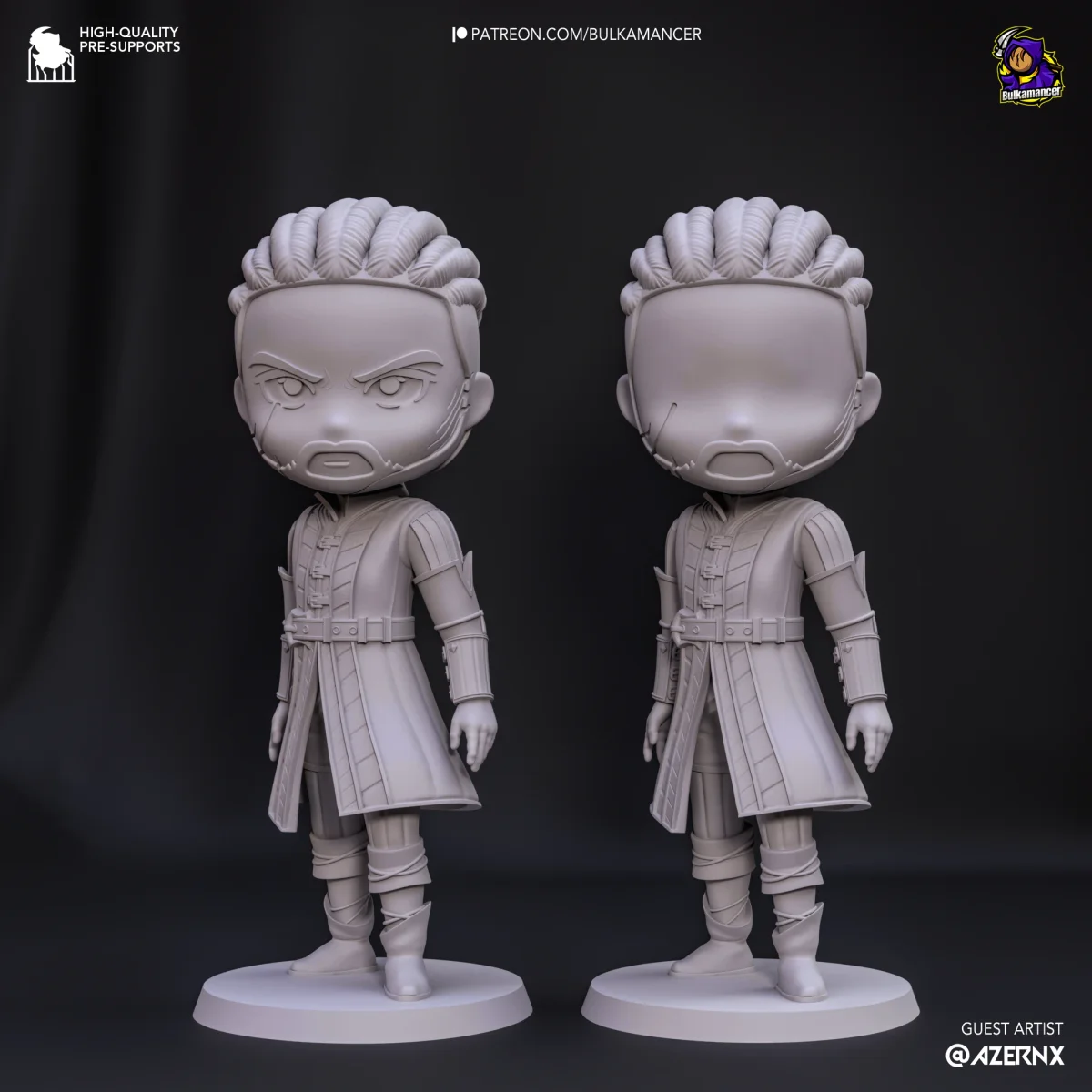 Chibi Wyll | Fan Art | 3D Printed Resin Model Garage Kit | *Un-Painted* | Bulkamancer 5