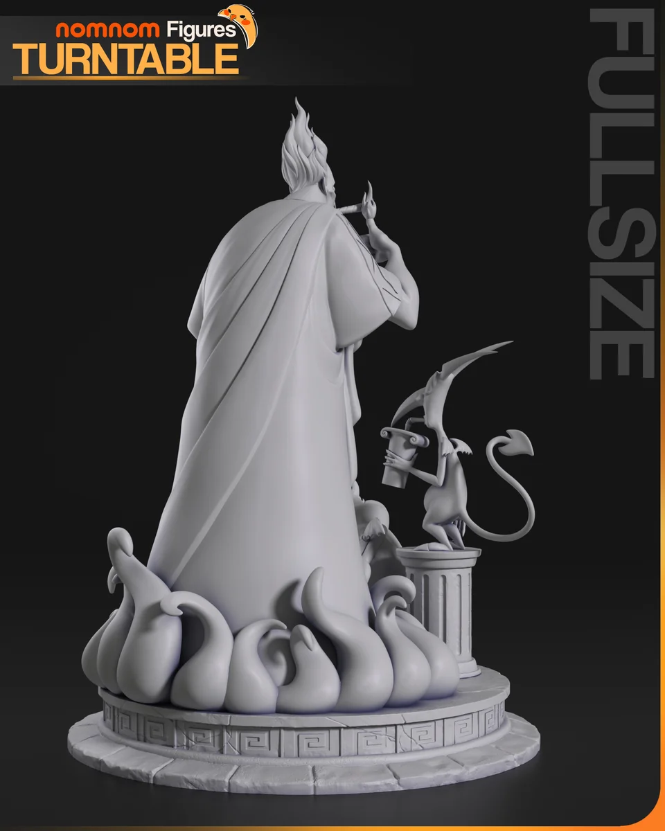 Hades | Fan Art | 3D Printed Resin Model Garage Kit | *Un-Painted* | Nomnom 7