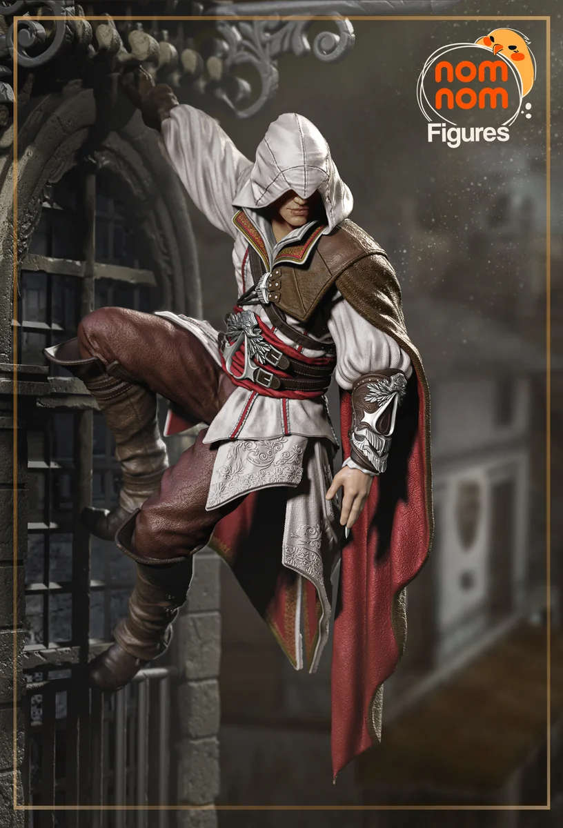 Ezio | Fan Art | 3D Printed Resin Model Garage Kit | *Un-Painted* | Nomnom