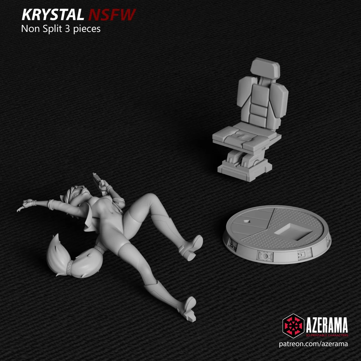 Fox | Fan Art | 3D Printed Resin Model Garage Kit | *Un-Painted* | Azerama 5