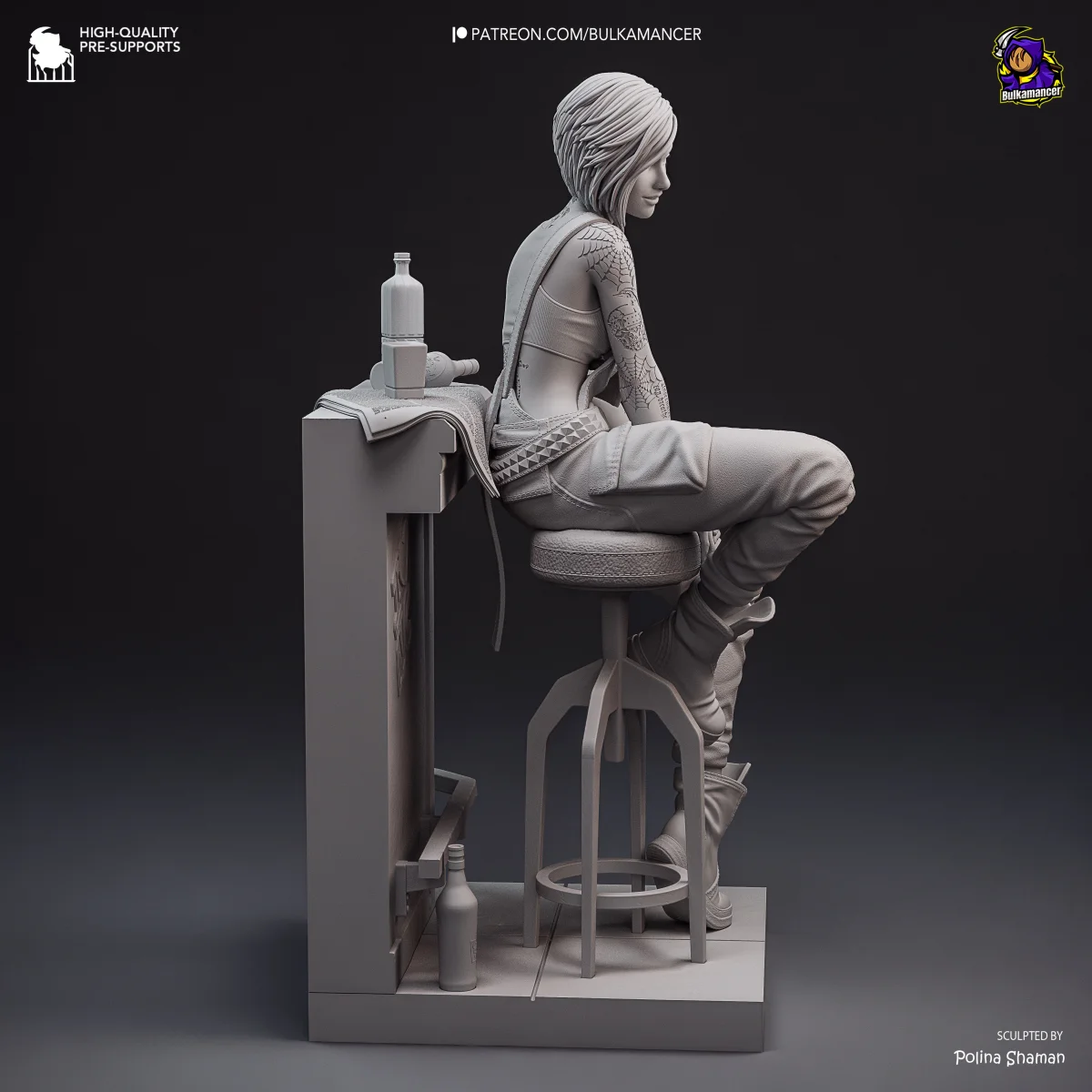 Judy | Fan Art | 3D Printed Resin Model Garage Kit | *Un-Painted* | Bulkamancer 9