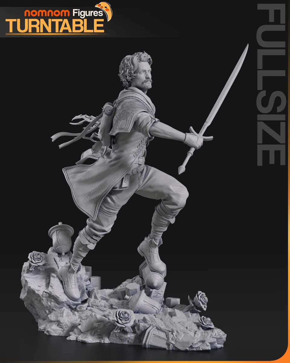 Gustave | Fan Art | 3D Printed Resin Model Garage Kit | *Un-Painted* | Nomnom 5