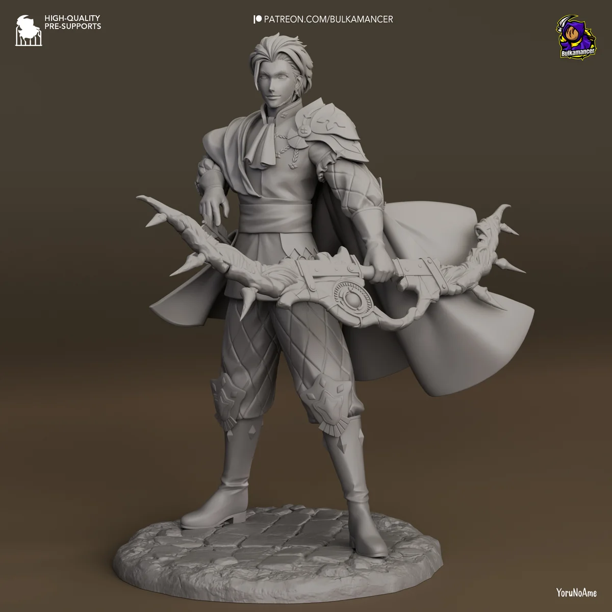 Claude | Fan Art | 3D Printed Resin Model Garage Kit | *Un-Painted* | Bulkamancer 7
