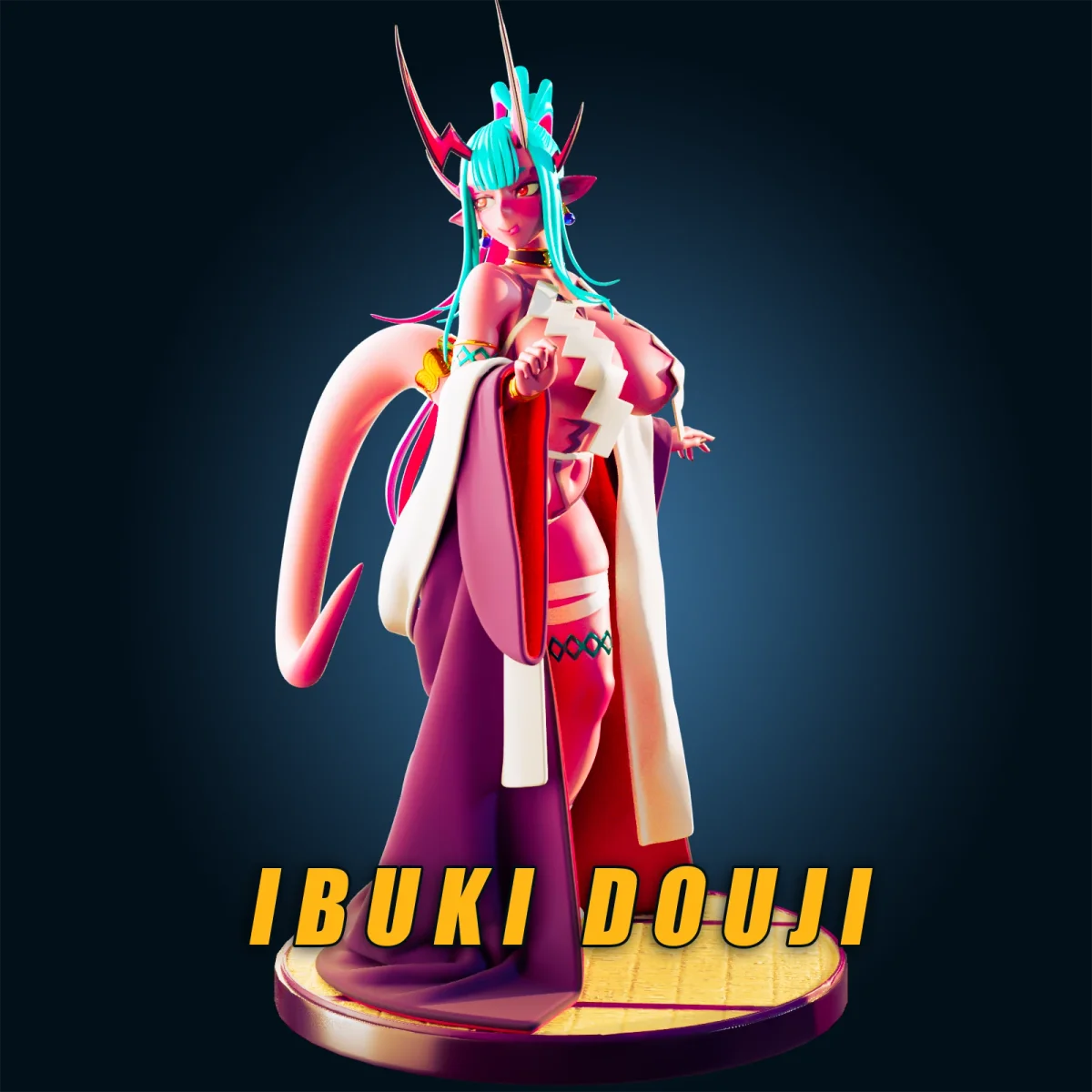 Ibuki Douji | Fan Art | 3D Printed Resin Model Garage Kit | *Un-Painted* | Officer Rhu