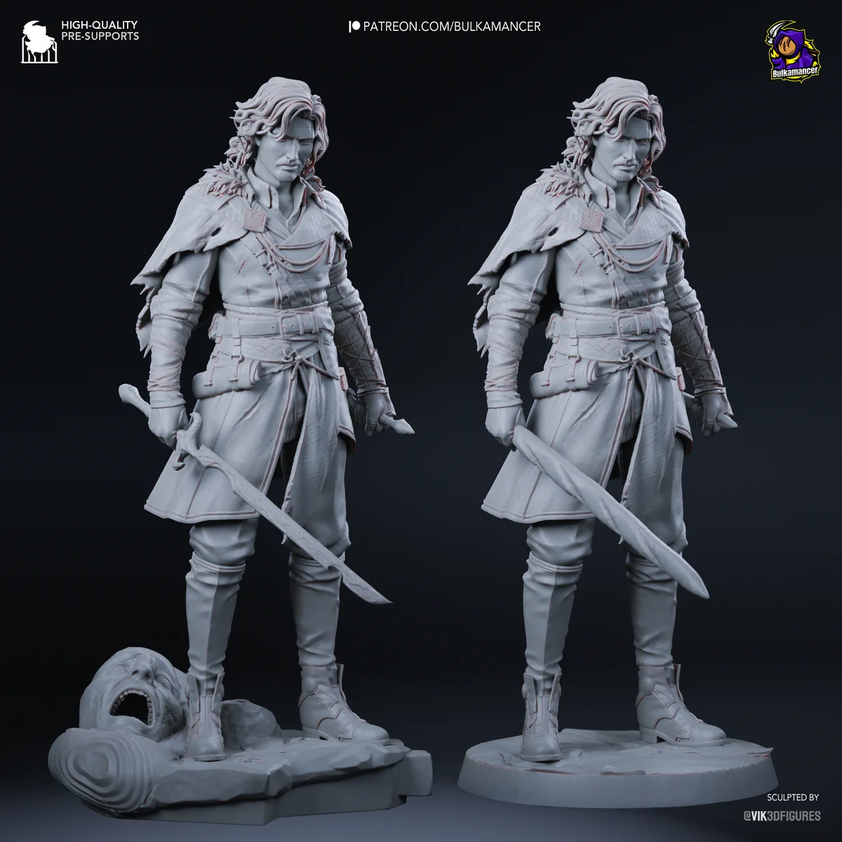 Verso - Clair Obscur: Expedition 33 | Fan Art | 3D Printed Resin Model Garage Kit | *Un-Painted* | Bulkamancer 8