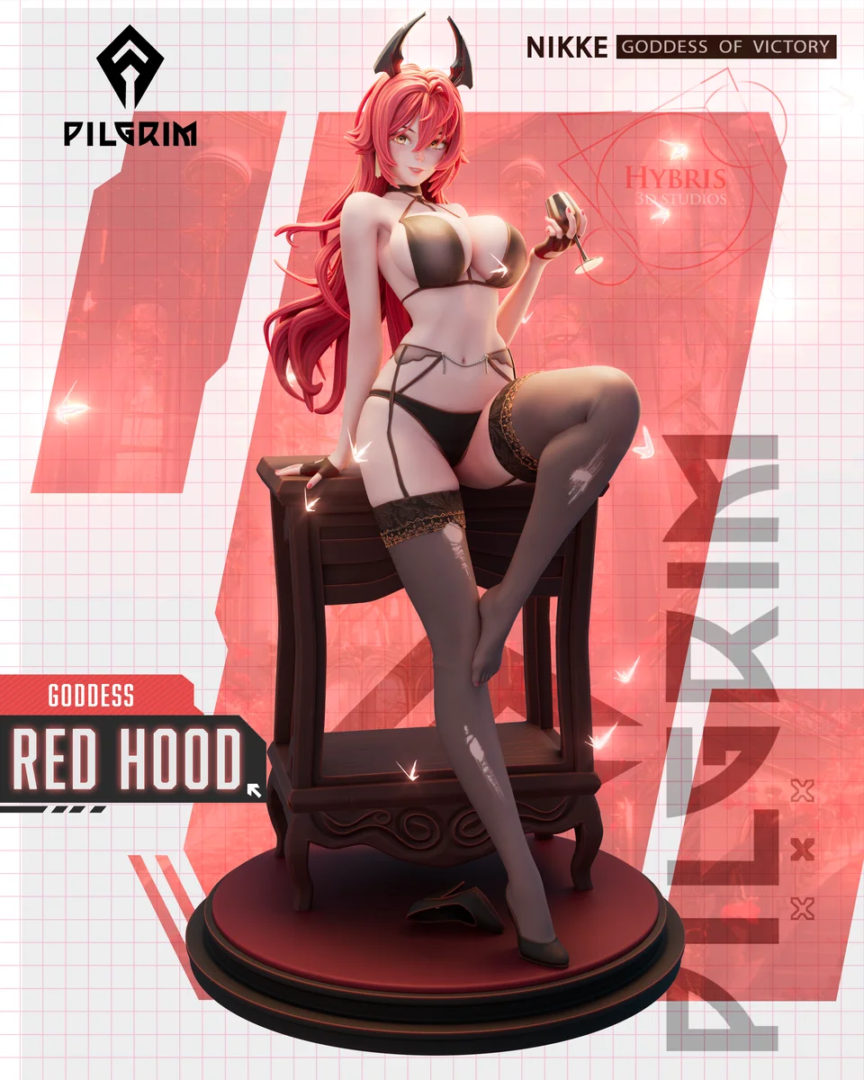 Red Hood | Fan Art | 3D Printed Resin Model Garage Kit | *Un-Painted* | Hybris Studios 6