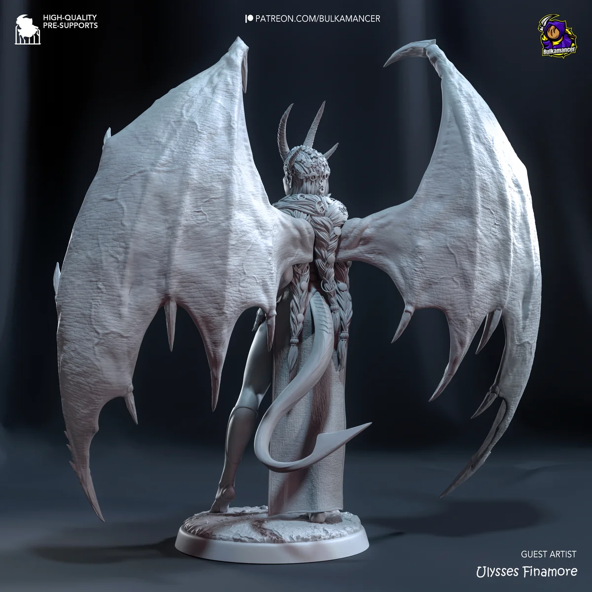 Mizora | Fan Art | 3D Printed Resin Model Garage Kit | *Un-Painted* | Bulkamancer 12
