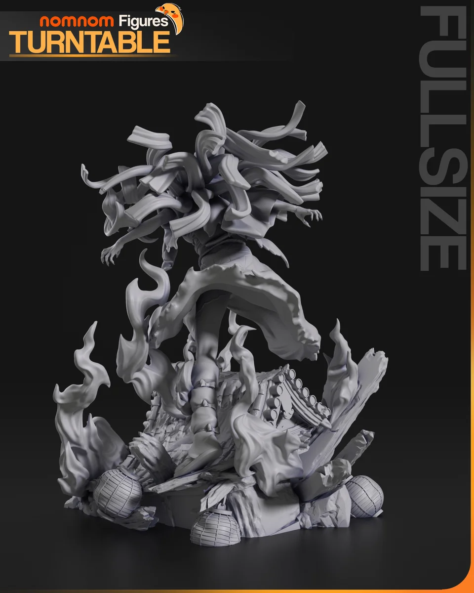 Nezuko | Fan Art | 3D Printed Resin Model Garage Kit | *Un-Painted* | Nomnom 7