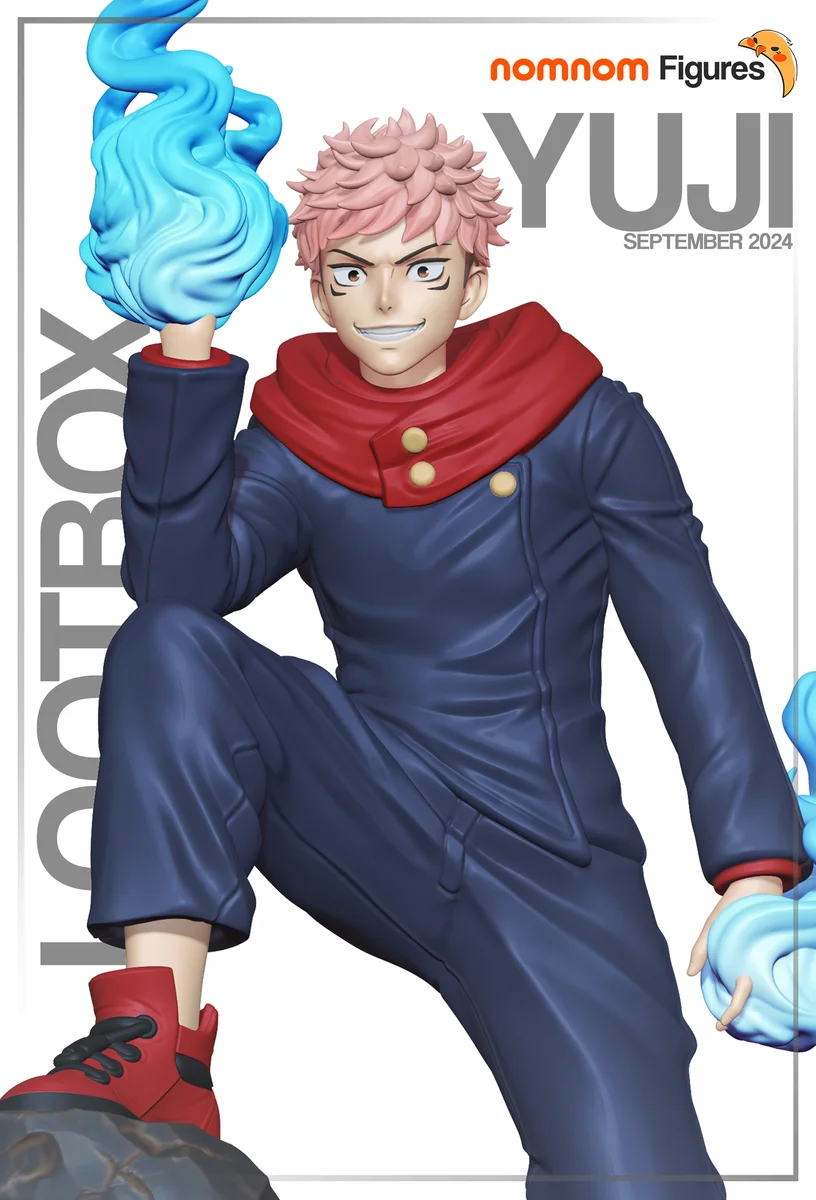 Yuji | Fan Art | 3D Printed Resin Model Garage Kit | *Un-Painted* | Nomnom