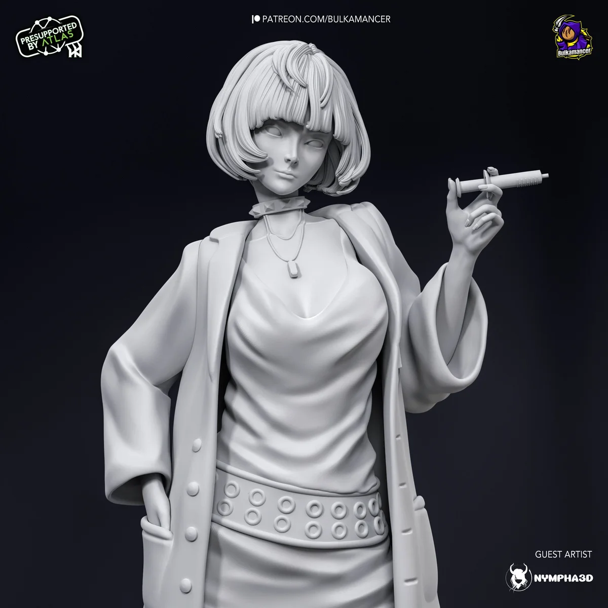 Tae | Fan Art | 3D Printed Resin Model Garage Kit | *Un-Painted* | Bulkamancer 6