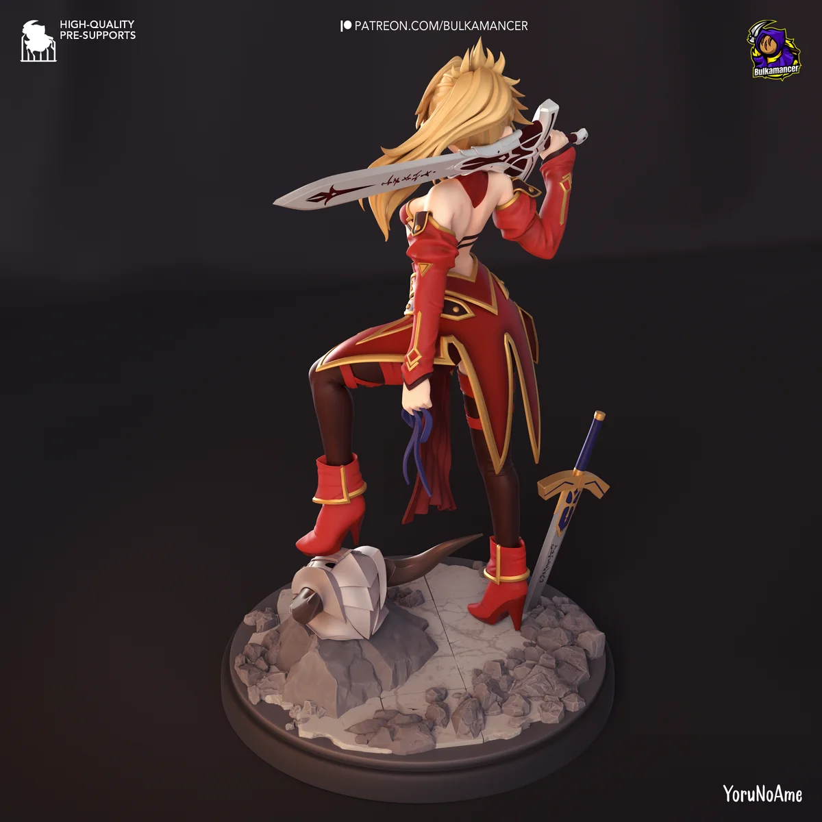 Mordred | Fan Art | 3D Printed Resin Model Garage Kit | *Un-Painted* | Bulkamancer 5