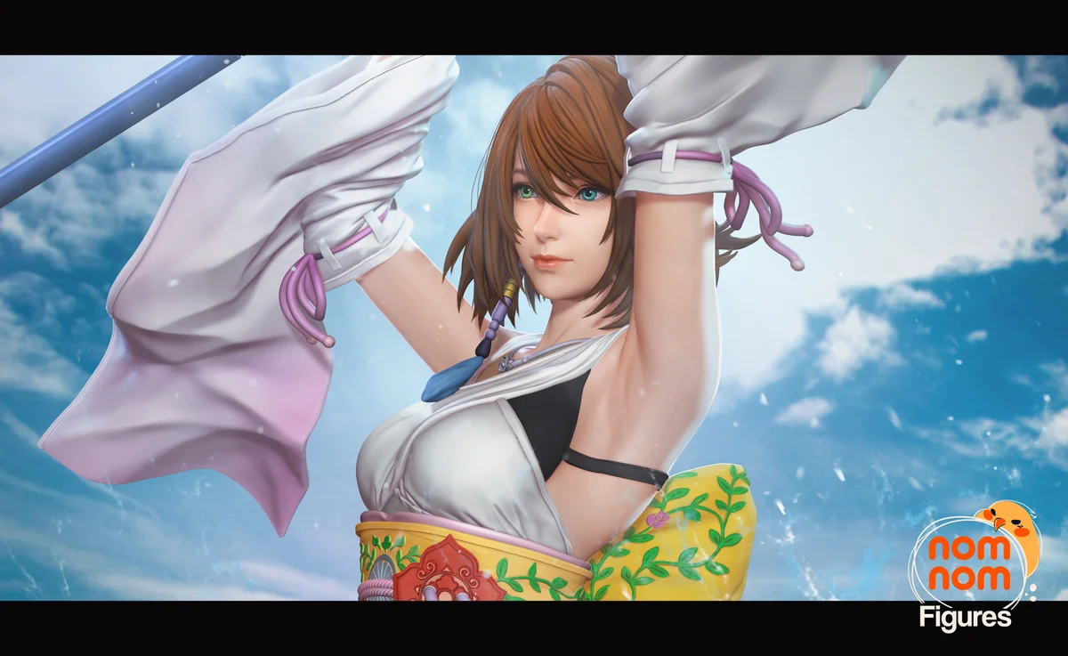 Yuna | Fan Art | 3D Printed Resin Model Garage Kit | *Un-Painted* | Nomnom