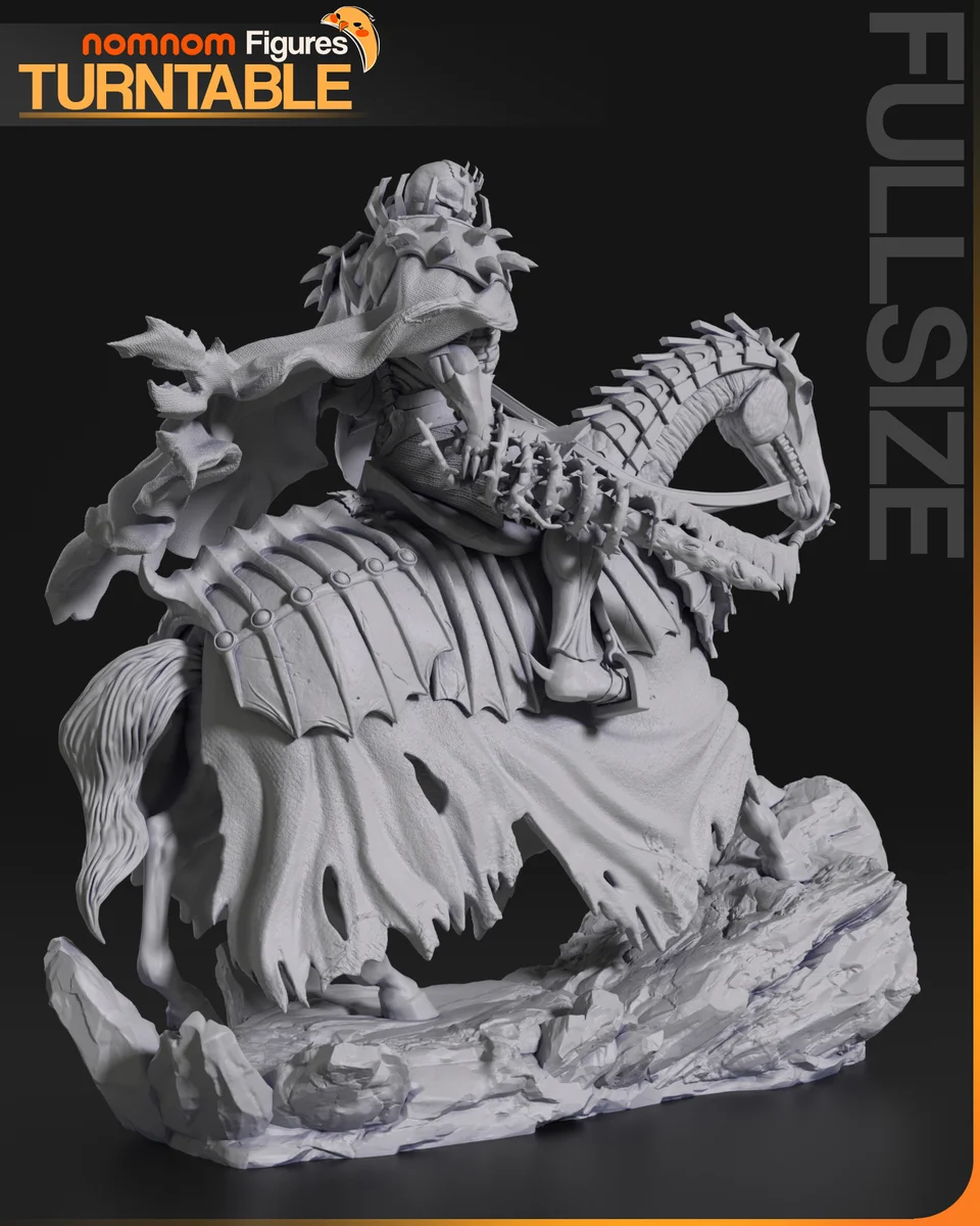 Skull Knight | Fan Art | 3D Printed Resin Model Garage Kit | *Un-Painted* | Nomnom 7