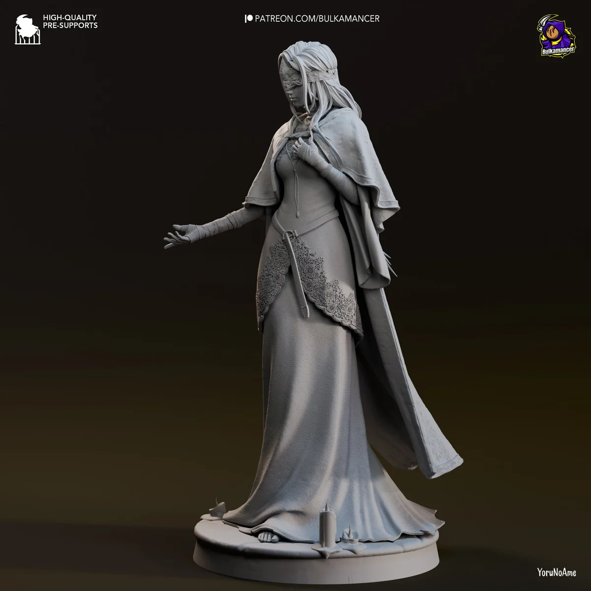 Fire Keeper | Fan Art | 3D Printed Resin Model Garage Kit | *Un-Painted* | Bulkamancer 8