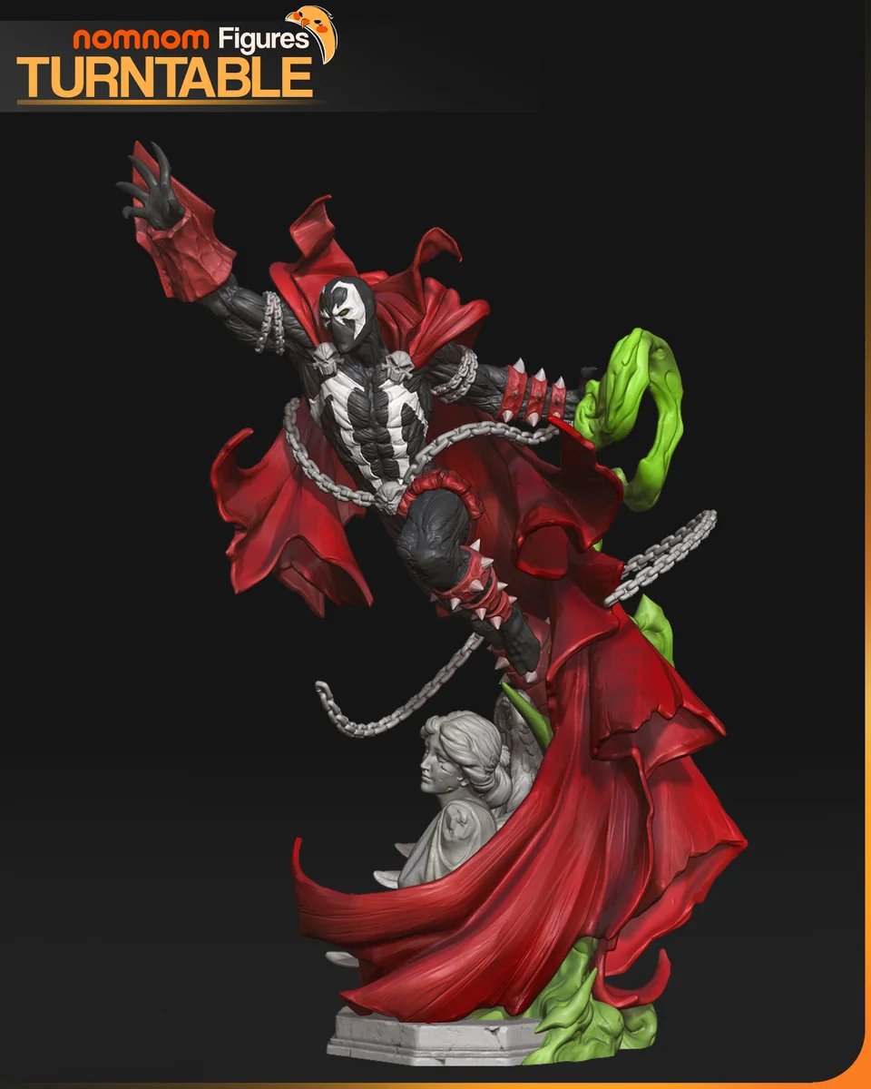 Spawn | Fan Art | 3D Printed Resin Model Garage Kit | *Un-Painted* | Nomnom 5