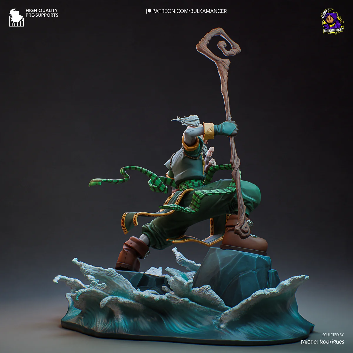 Knolan | Fan Art | 3D Printed Resin Model Garage Kit | *Un-Painted* | Bulkamancer 5