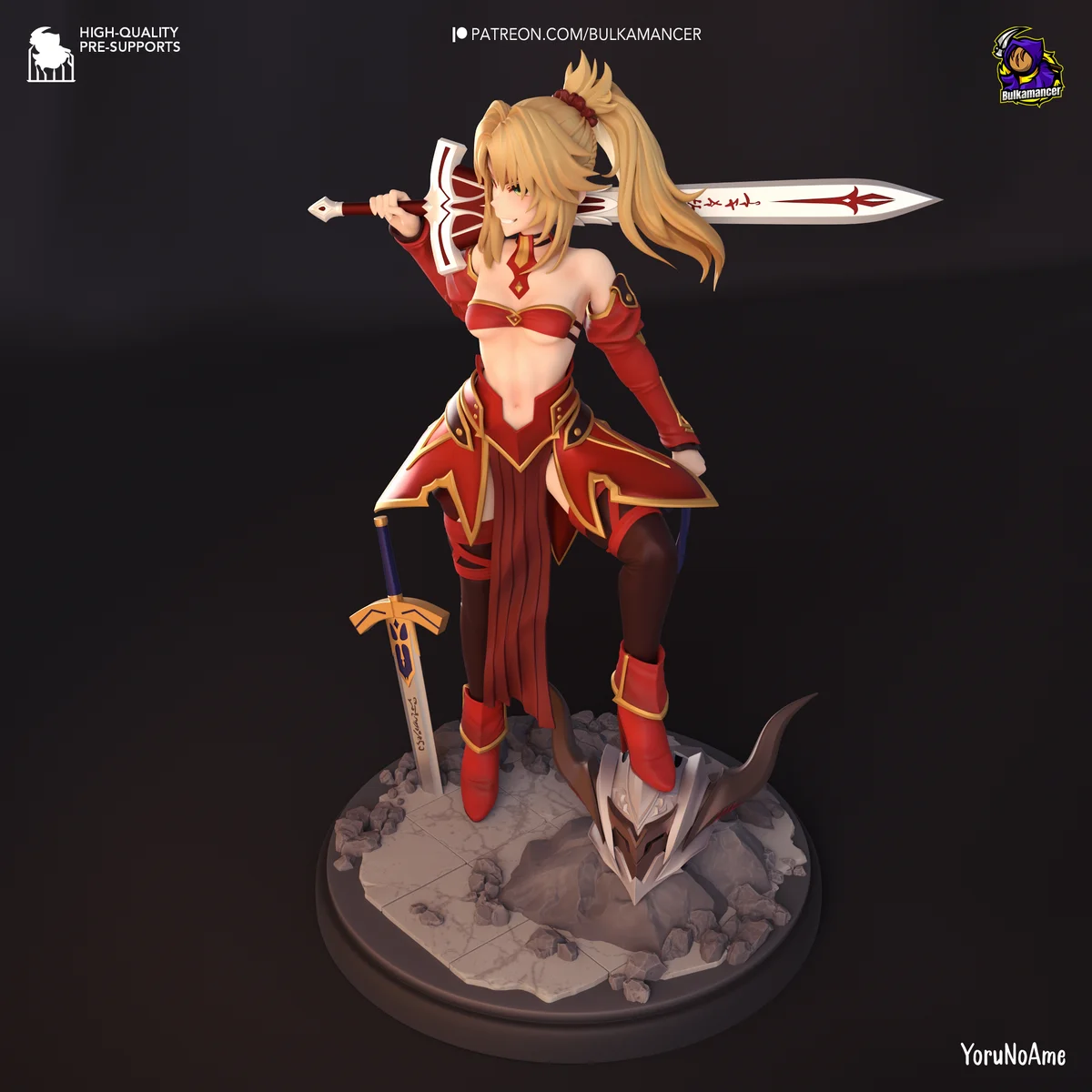 Mordred | Fan Art | 3D Printed Resin Model Garage Kit | *Un-Painted* | Bulkamancer 4