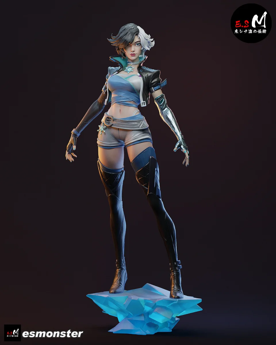 Luna Snow | Fan Art | 3D Printed Resin Model Garage Kit | *Un-Painted* | ES Monster 3
