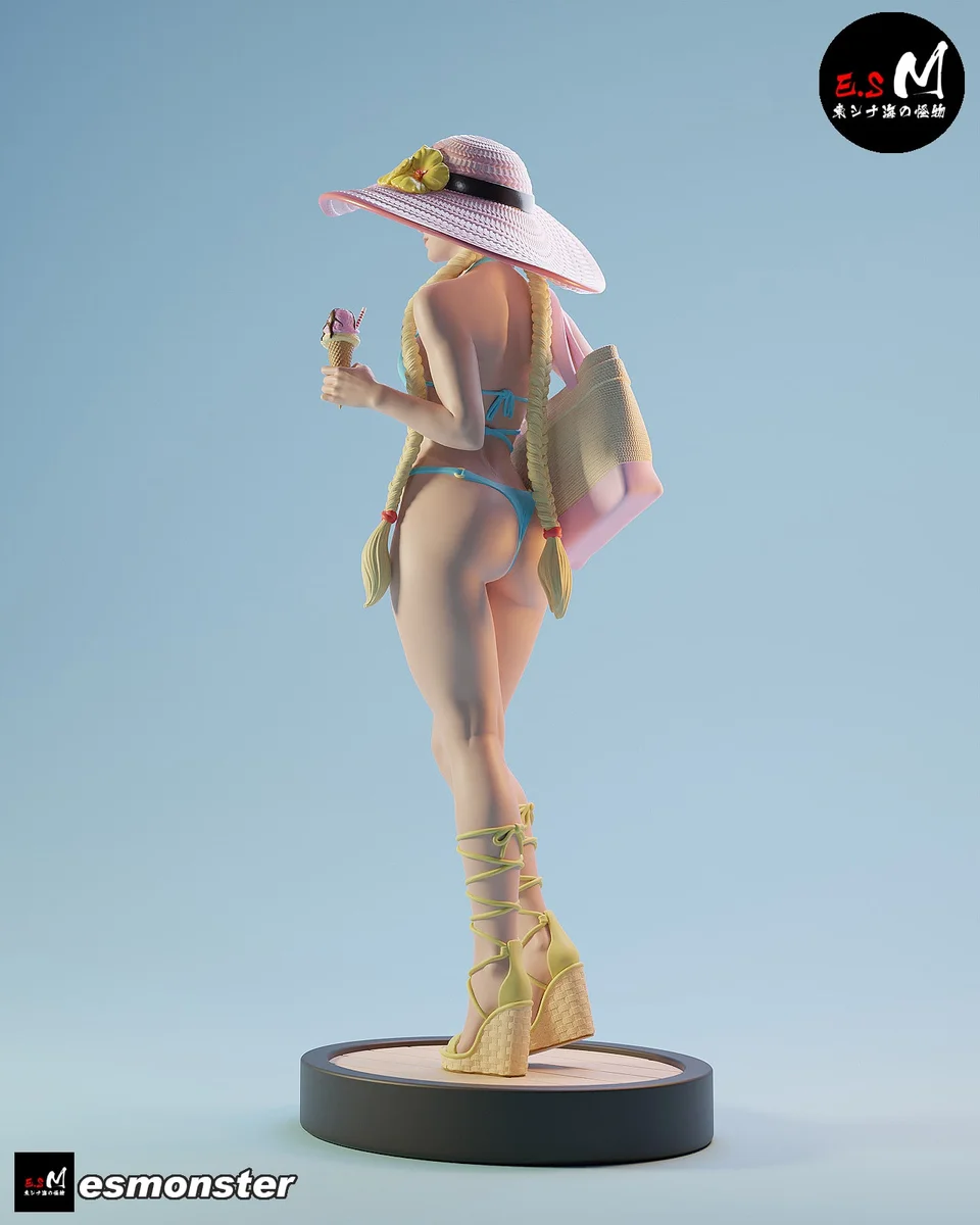 Cammy P5 | Fan Art | 3D Printed Resin Model Garage Kit | *Un-Painted* | ES Monster 7