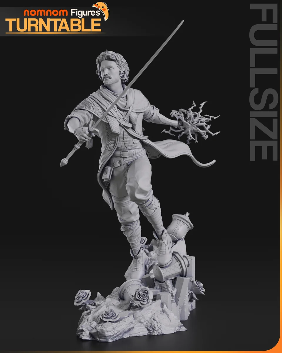 Gustave | Fan Art | 3D Printed Resin Model Garage Kit | *Un-Painted* | Nomnom 6