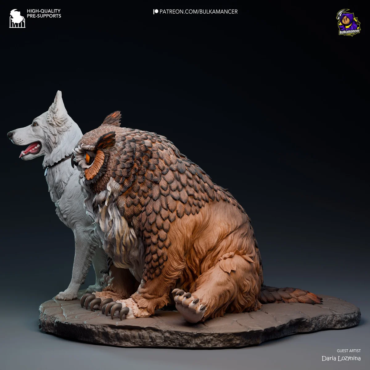 Camp Pets | Fan Art | 3D Printed Resin Model Garage Kit | *Un-Painted* | Bulkamancer 3