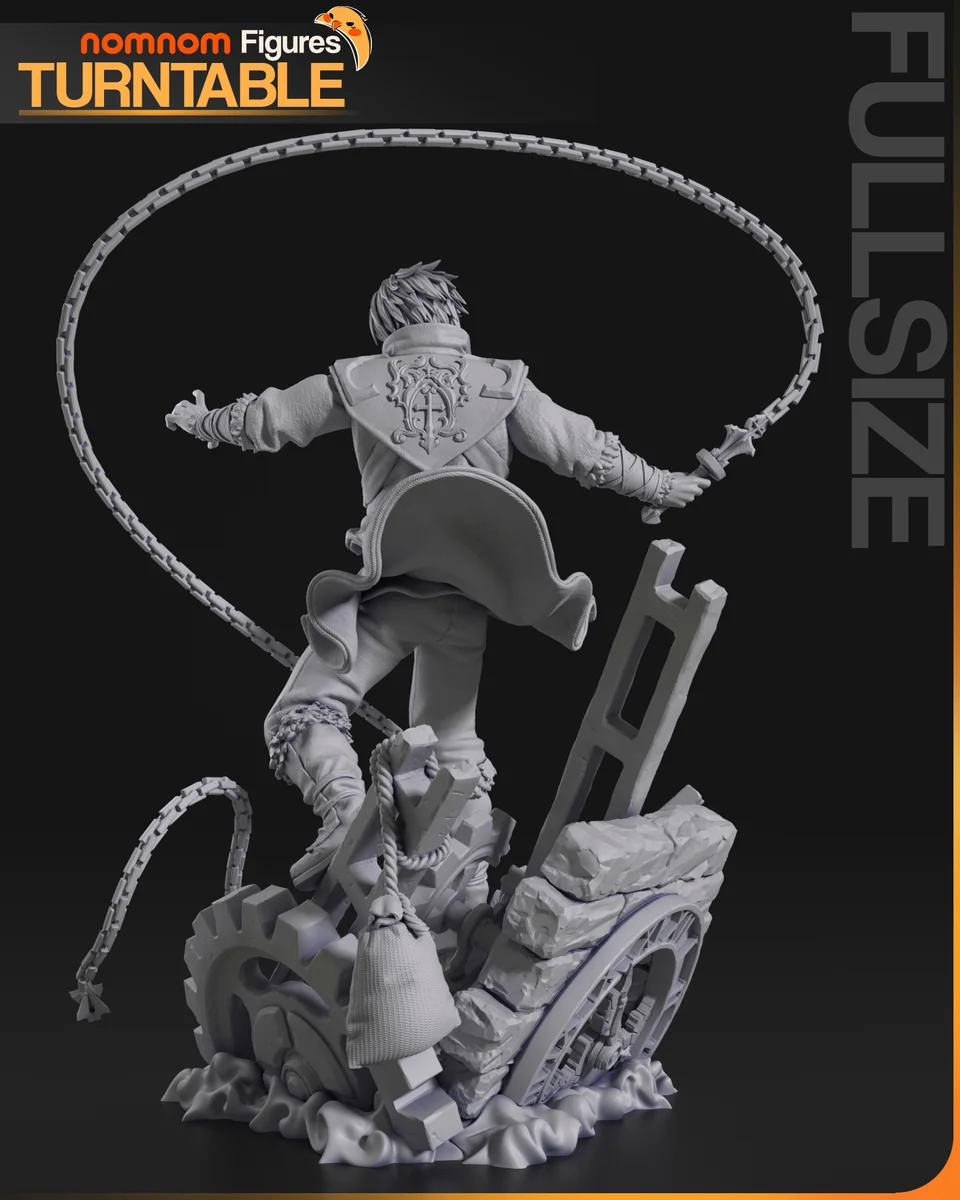 Trevor Belmont | Fan Art | 3D Printed Resin Model Garage Kit | *Un-Painted* | Nomnom 7