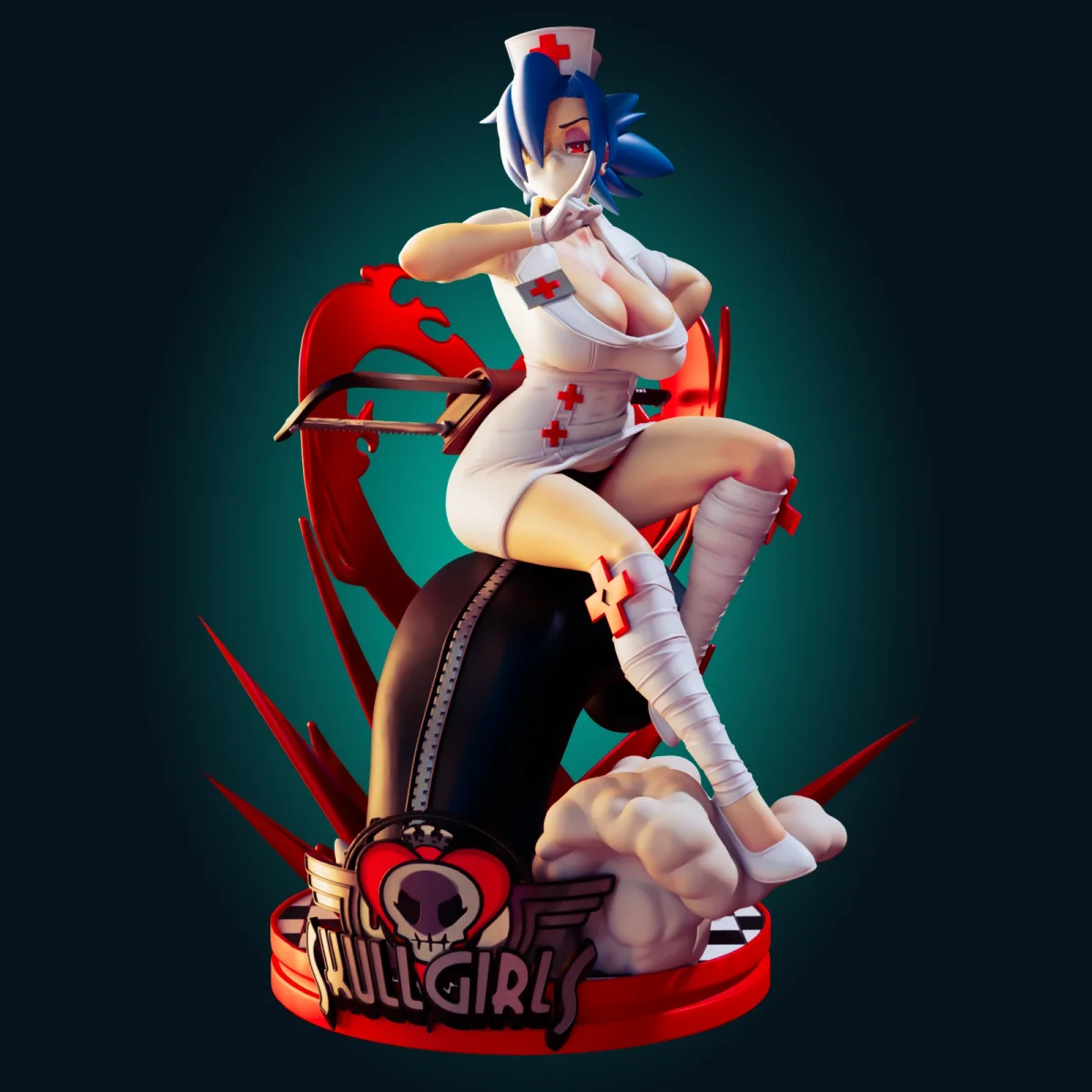 Valentine | Fan Art | 3D Printed Resin Model Garage Kit | *Un-Painted* | Officer Rhu