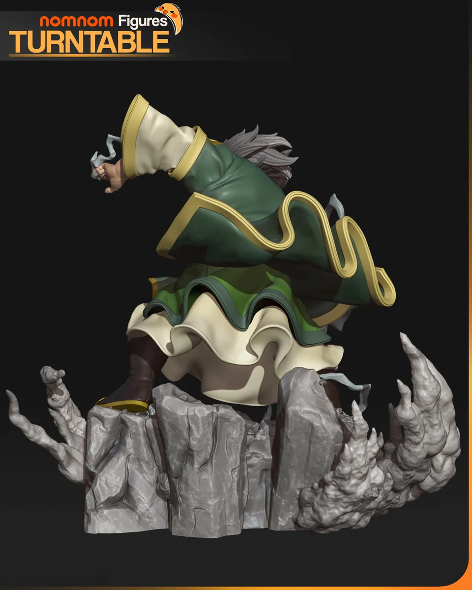 Uncle Iroh | Fan Art | 3D Printed Resin Model Garage Kit | *Un-Painted* | Nomnom 6