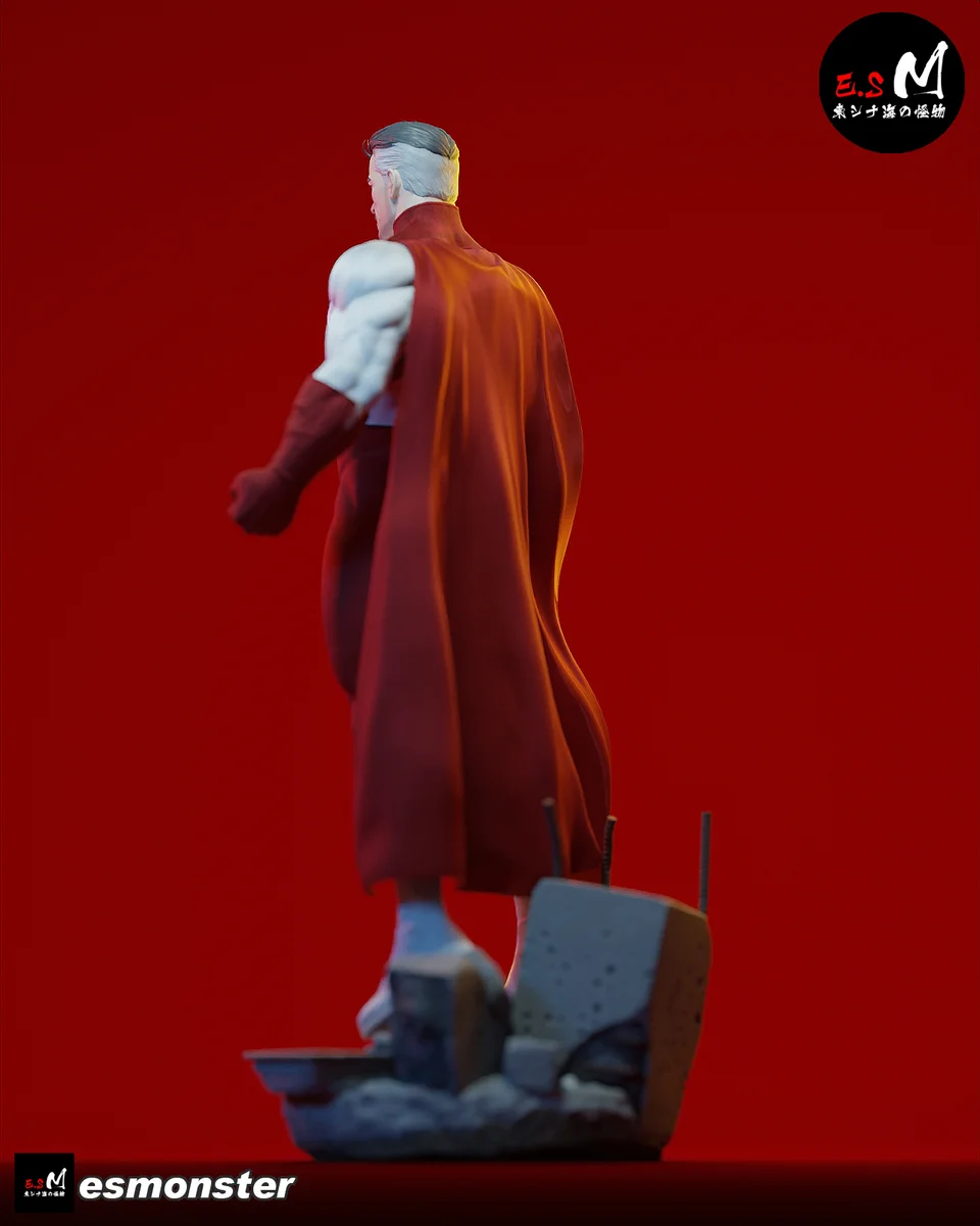 Omni-Man | Fan Art | 3D Printed Resin Model Garage Kit | *Un-Painted* | ES Monster 6