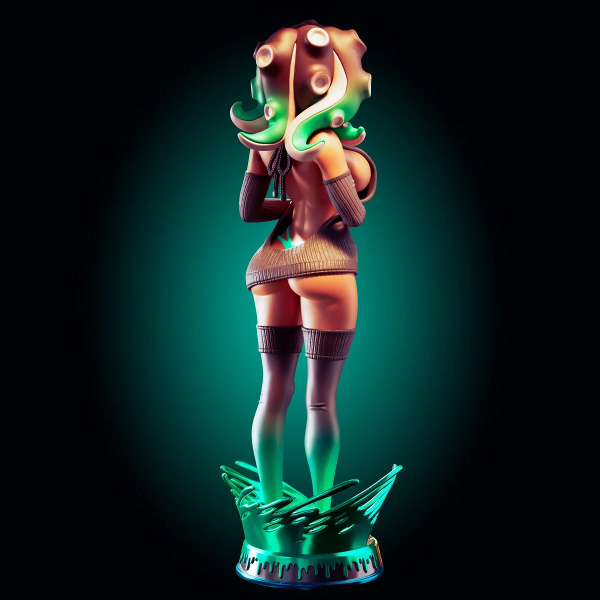 Marina | Fan Art | 3D Printed Resin Model Garage Kit | *Un-Painted* | Officer Rhu 3