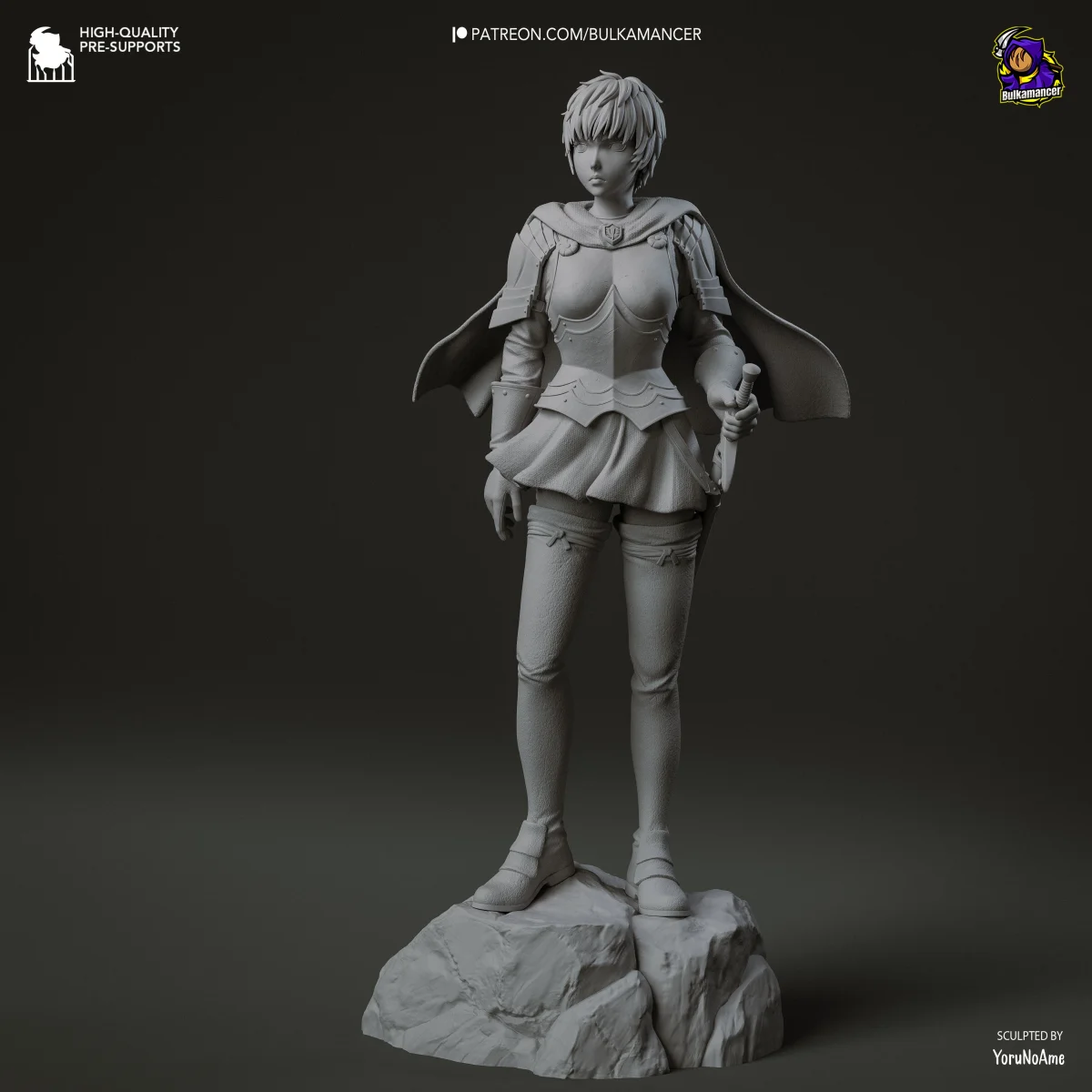 Casca | Fan Art | 3D Printed Resin Model Garage Kit | *Un-Painted* | Bulkamancer 6